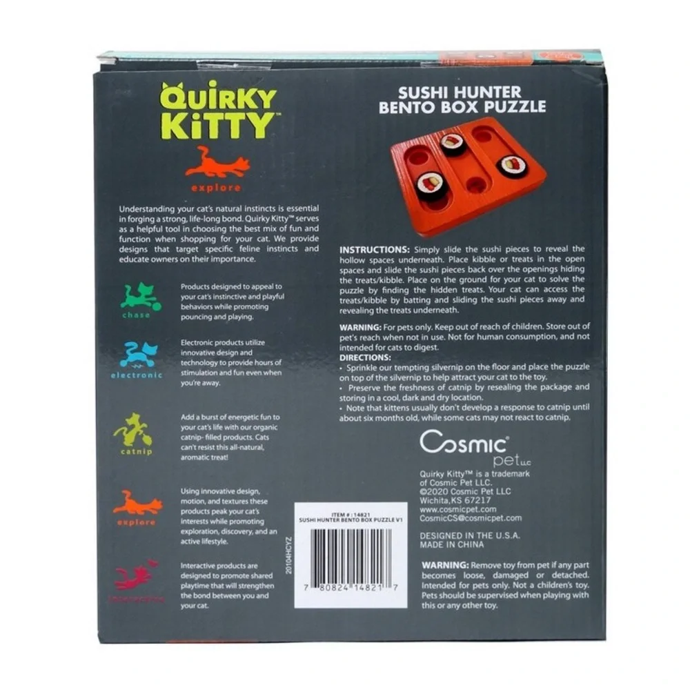 Quirky Kitty 🍱 Sushi Hunter Bento Box Puzzle